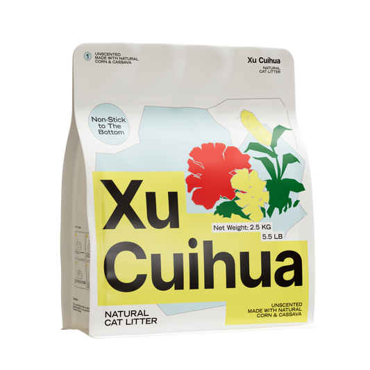 Unscented natural cat litter